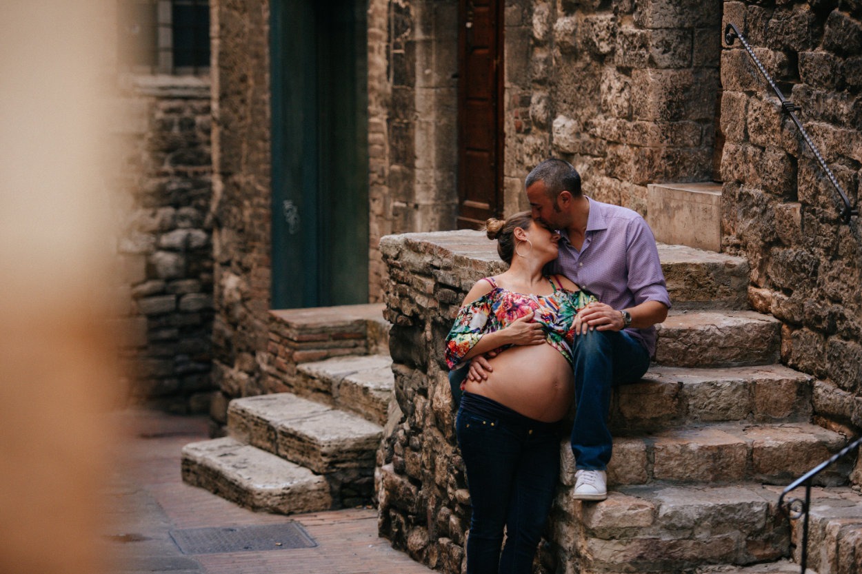 Emma e Alessio pre e new born