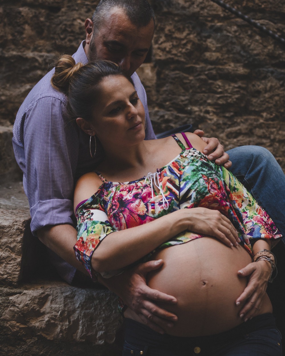Emma e Alessio pre e new born