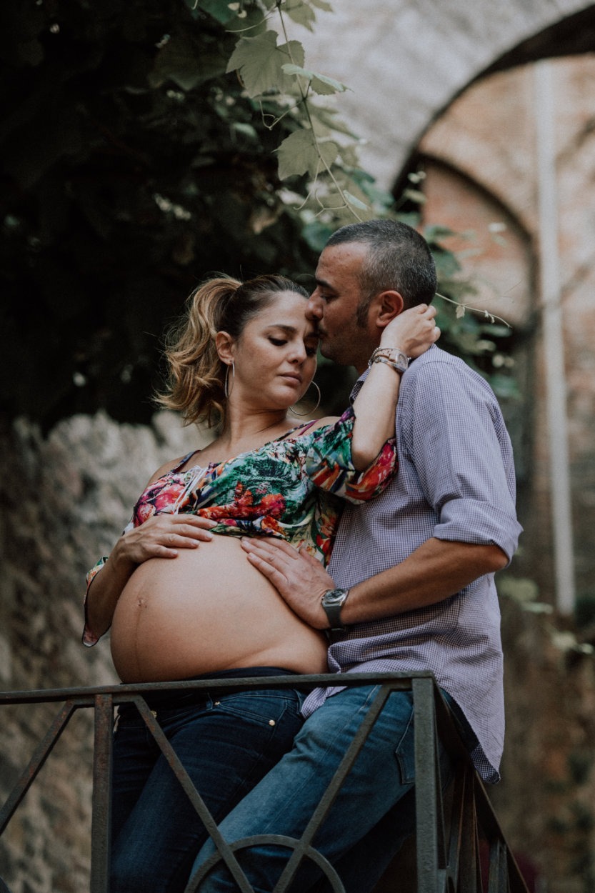 Emma e Alessio pre e new born