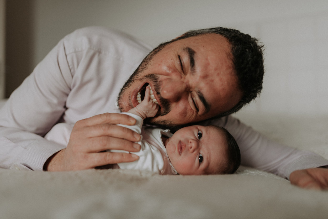 Emma e Alessio pre e new born