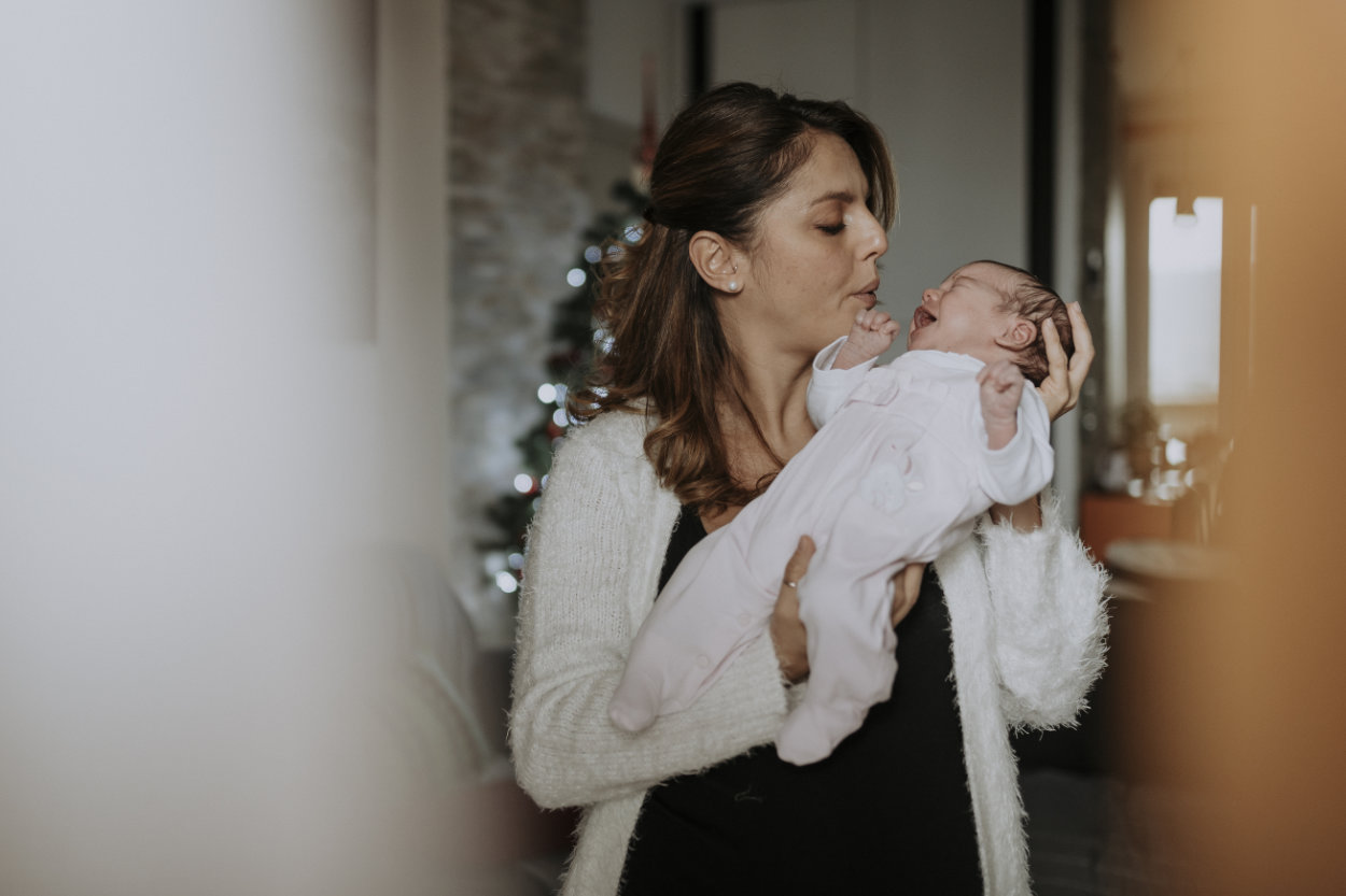 Emma e Alessio pre e new born