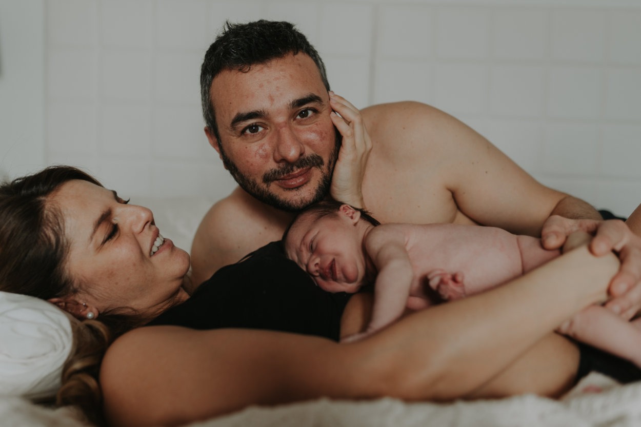 Emma e Alessio pre e new born