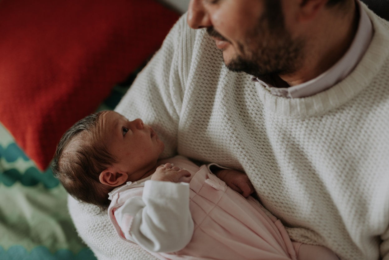 Emma e Alessio pre e new born