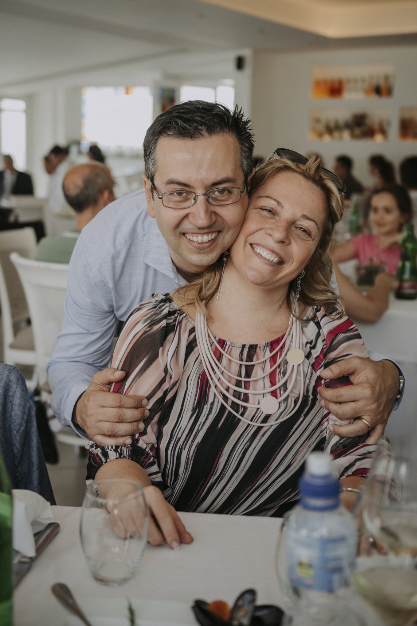 la comunione di Simone e Francesca