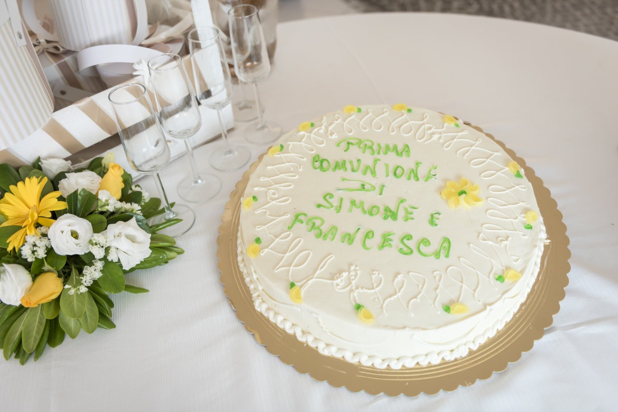 la comunione di Simone e Francesca