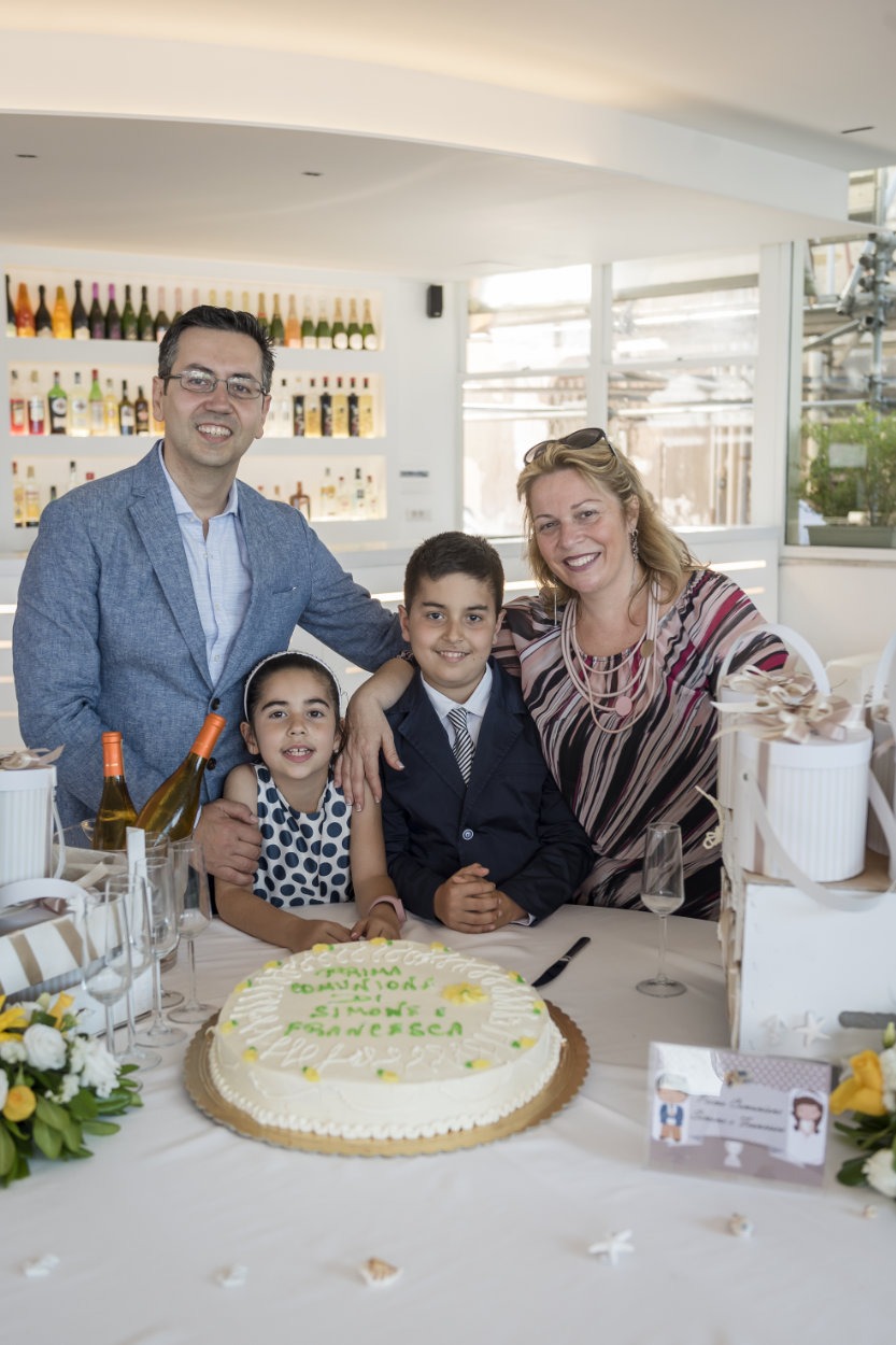 la comunione di Simone e Francesca