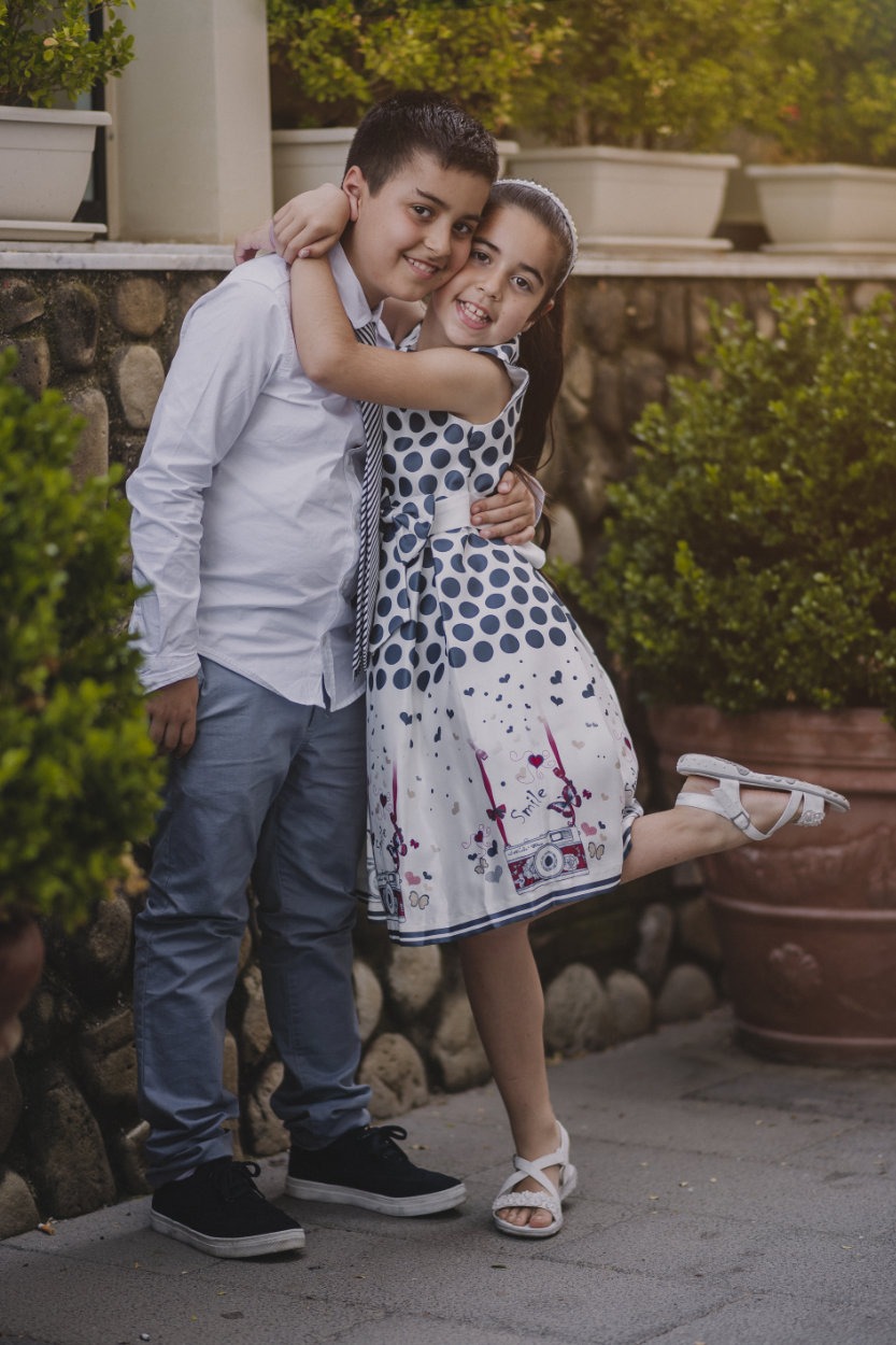la comunione di Simone e Francesca