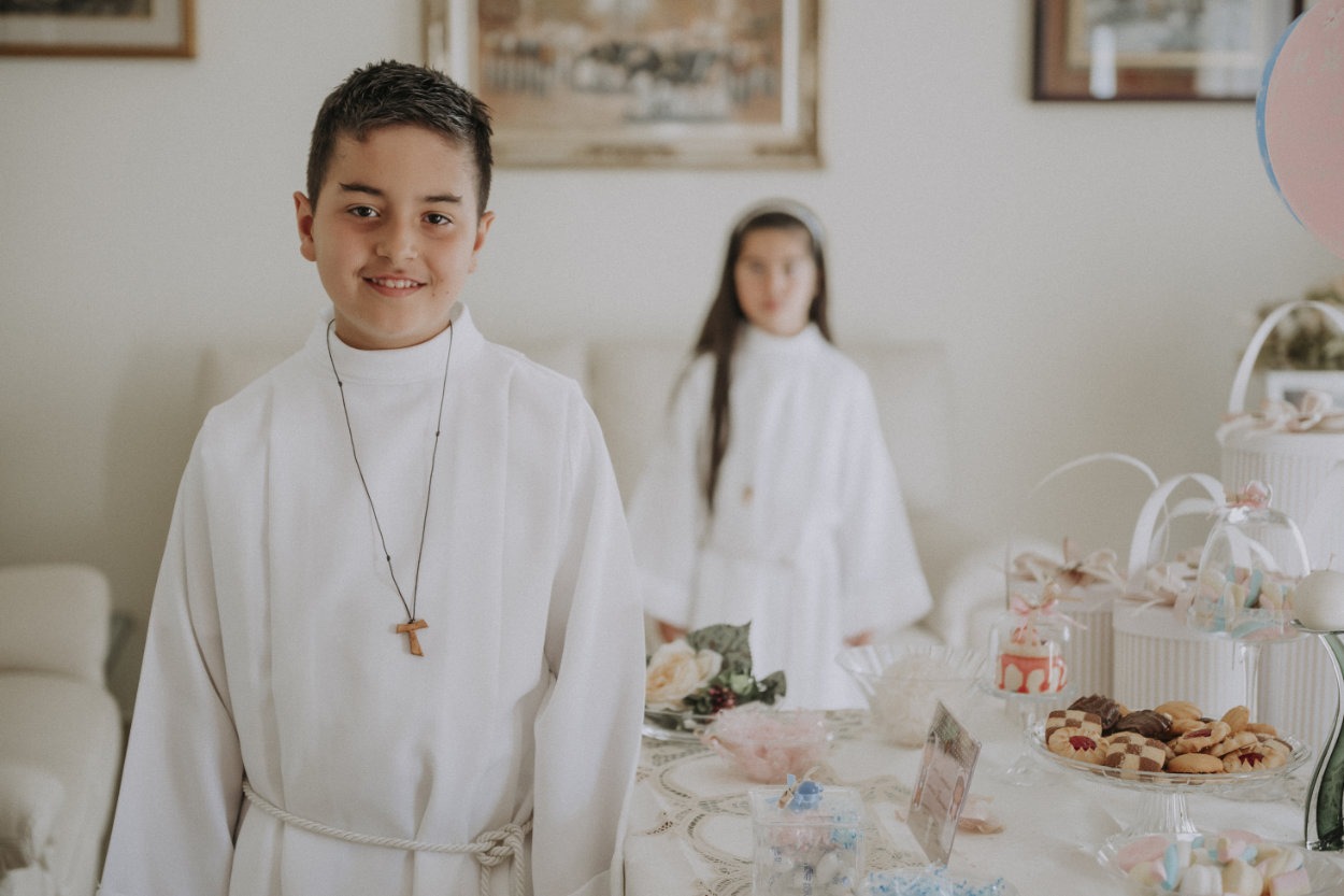 la comunione di Simone e Francesca